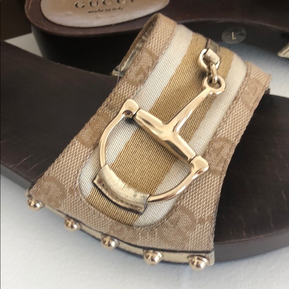 COPY - Authentic gucci gold clogs - Picture 3 of 5